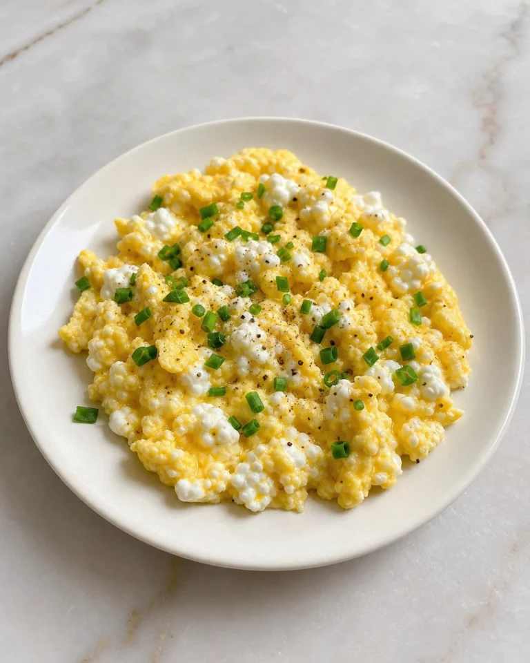 Cottage Cheese Scrambled Eggs
