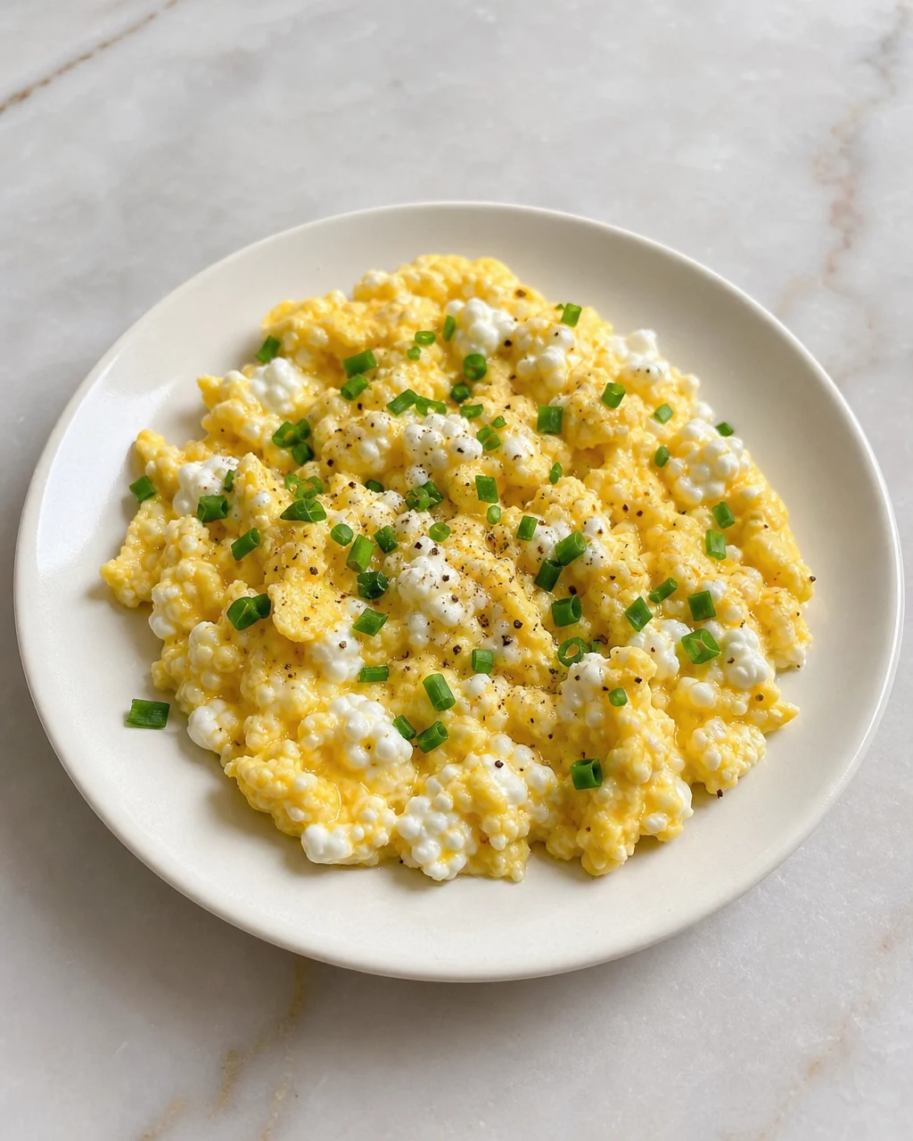 Cottage Cheese Scrambled Eggs