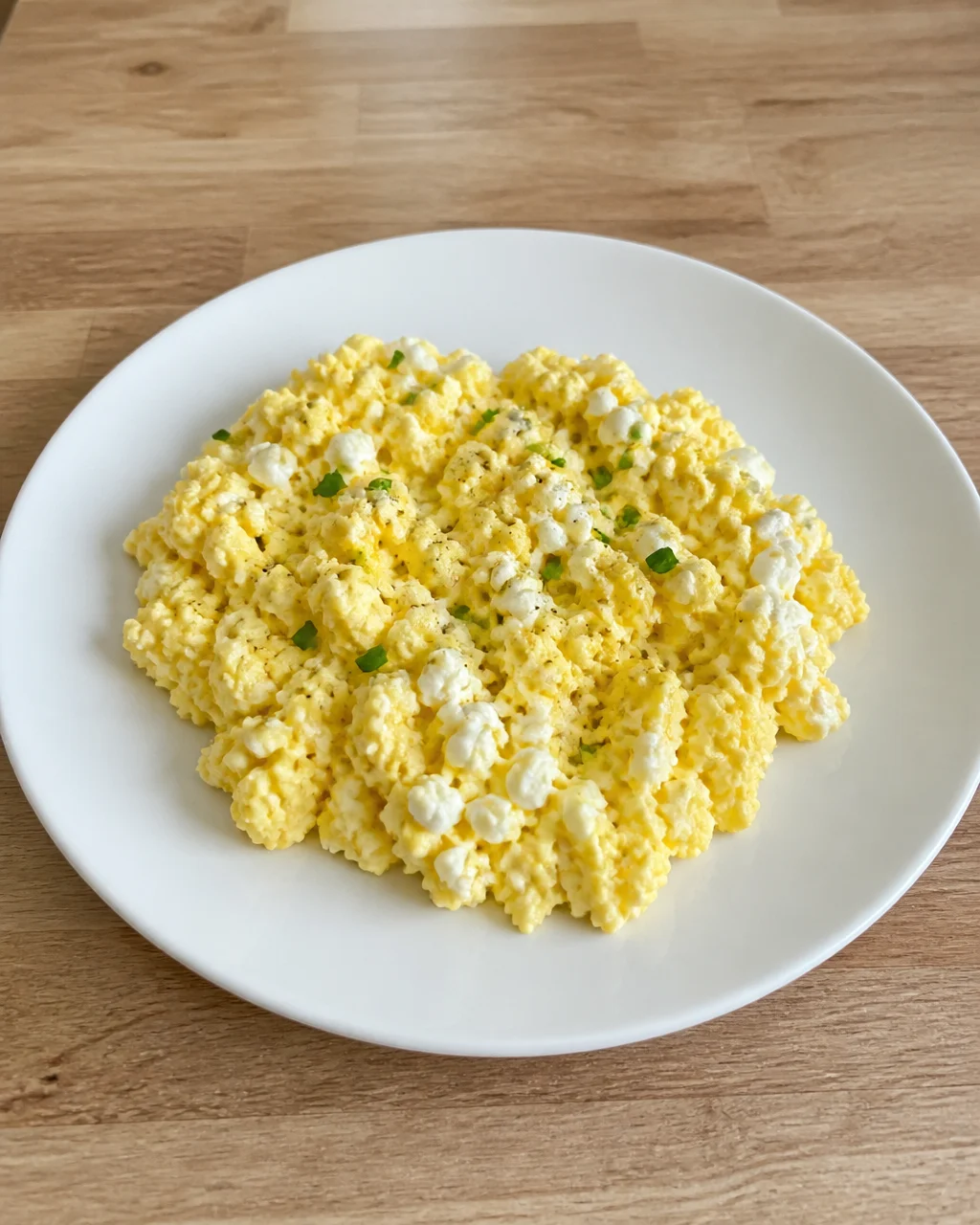 Cottage Cheese Scrambled Eggs