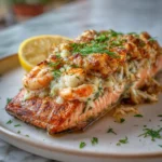 Crab and Shrimp Stuffed Salmon