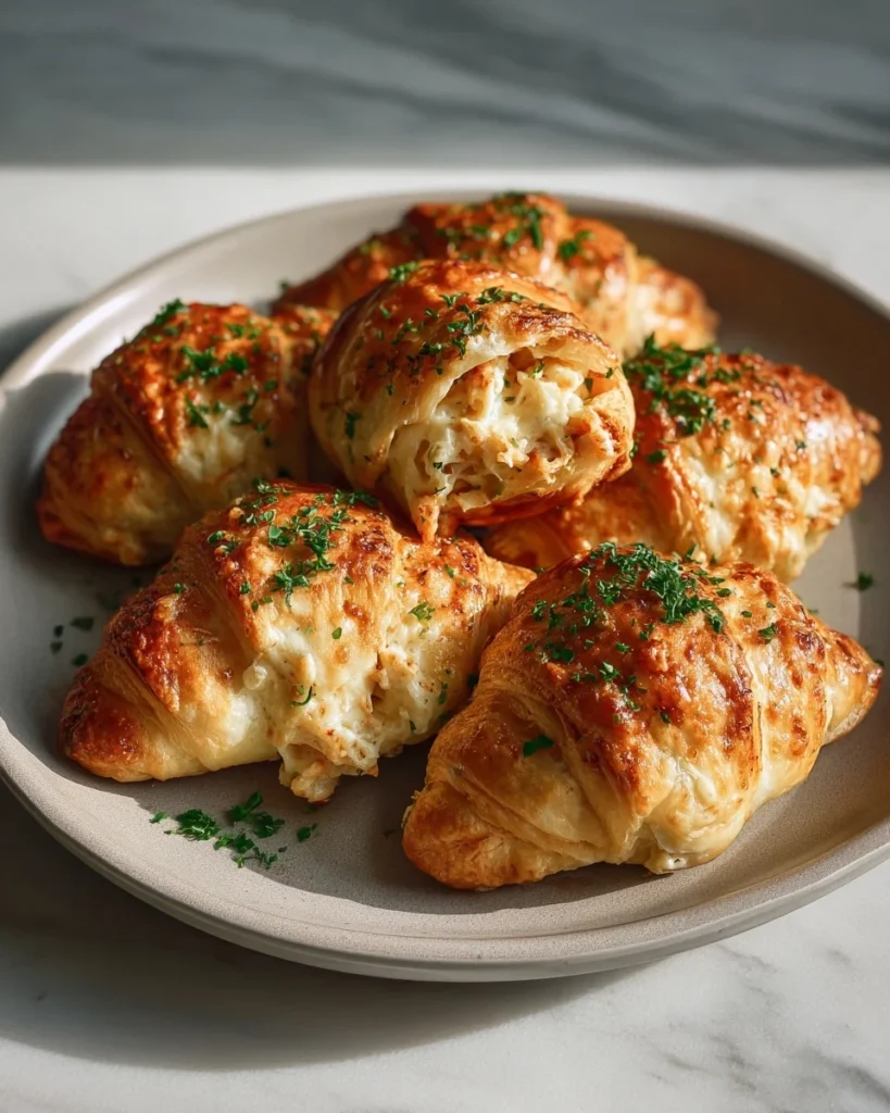 Crab Stuffed Crescent Bombs