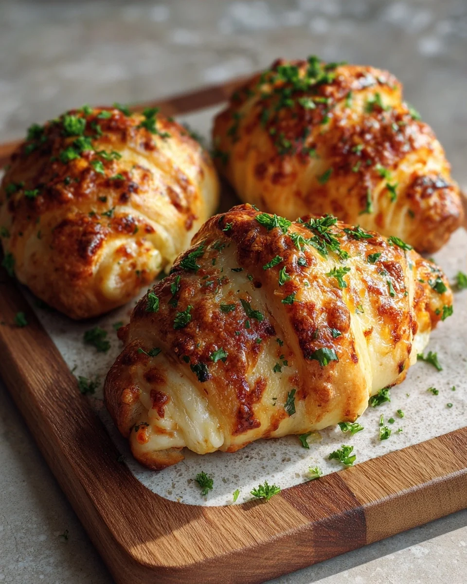 Crab Stuffed Crescent Bombs