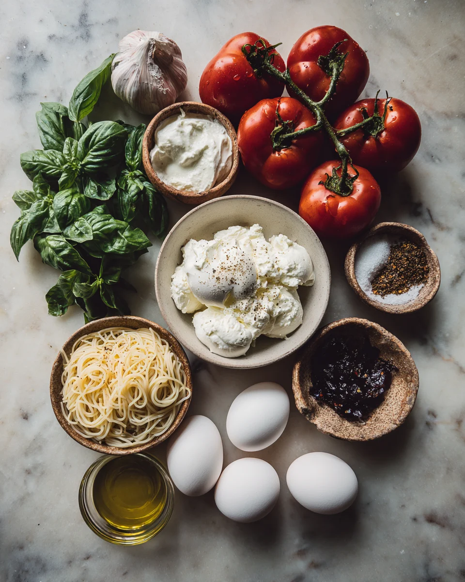 Creamy Burrata Pasta