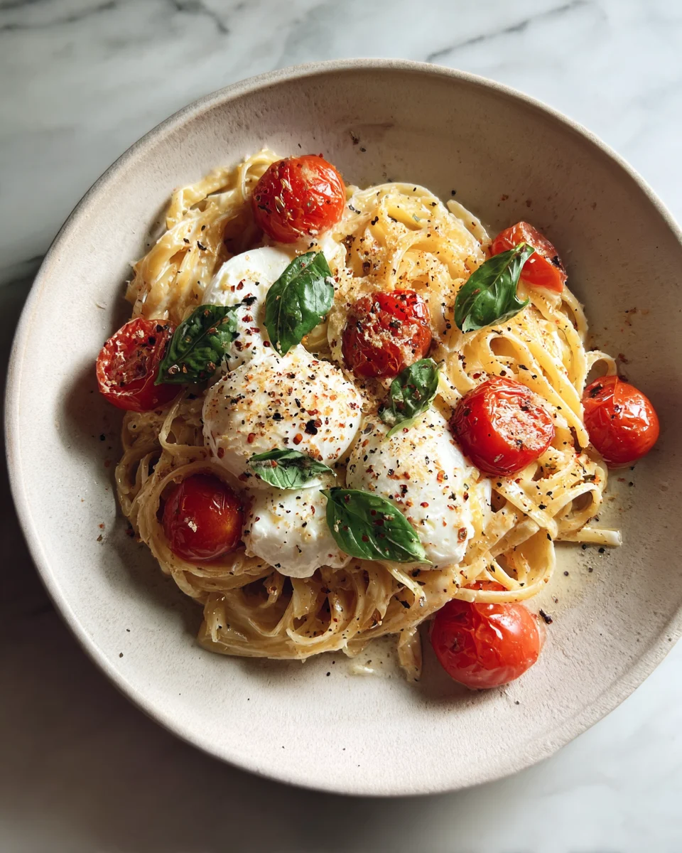 Creamy Burrata Pasta