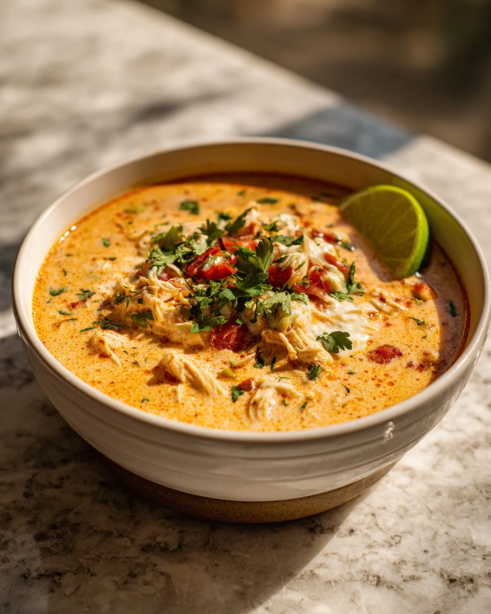 Creamy Chicken Enchilada Soup