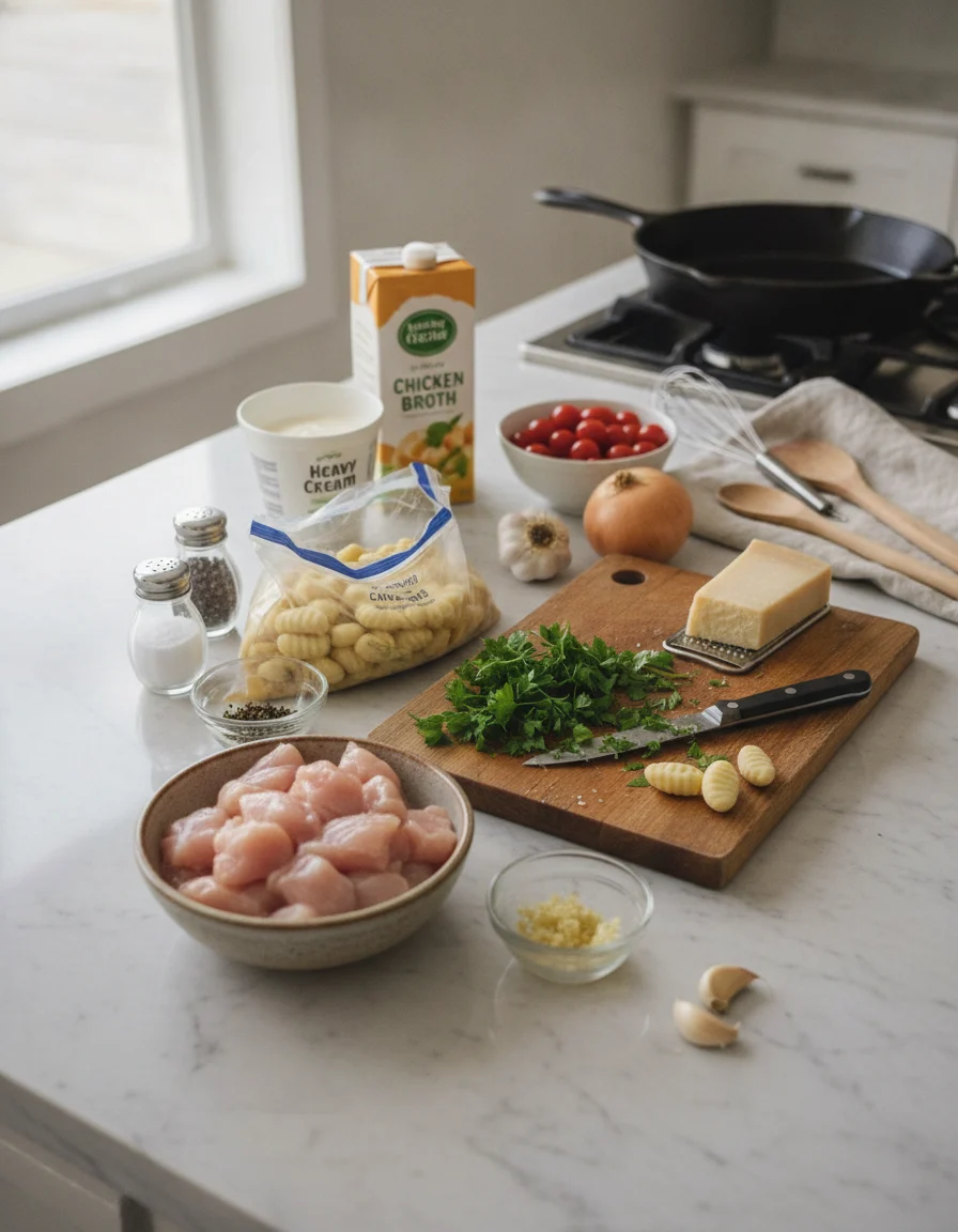 Creamy Chicken Gnocchi Skillet