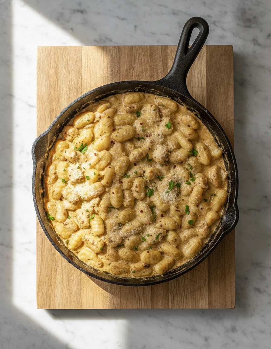 Creamy Chicken Gnocchi Skillet