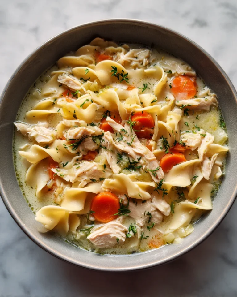 Creamy Chicken Noodle Soup
