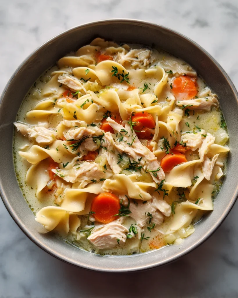 Creamy Chicken Noodle Soup