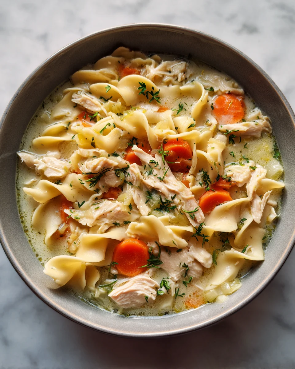 Creamy Chicken Noodle Soup