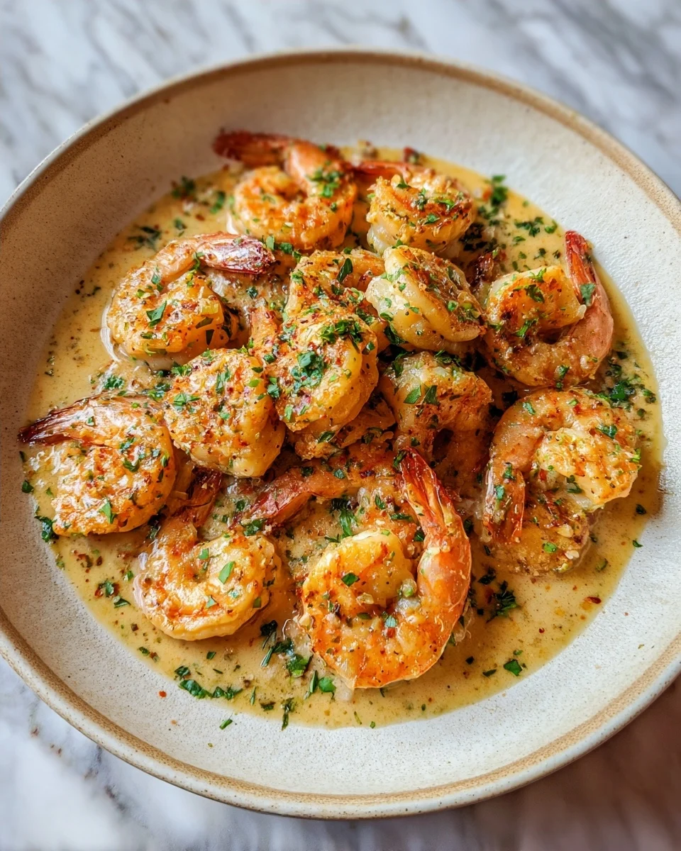 Creamy Garlic Shrimp