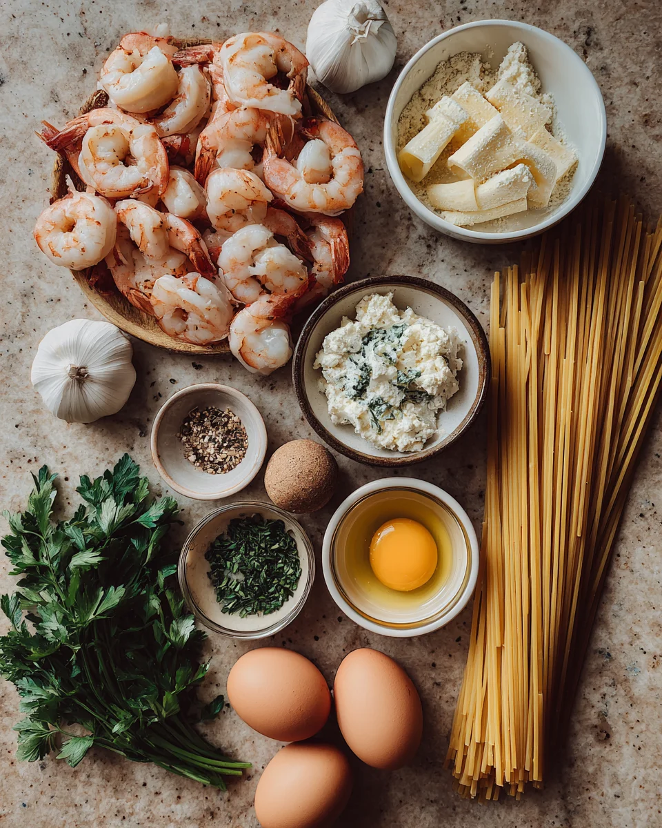 Creamy Garlic Shrimp Pasta