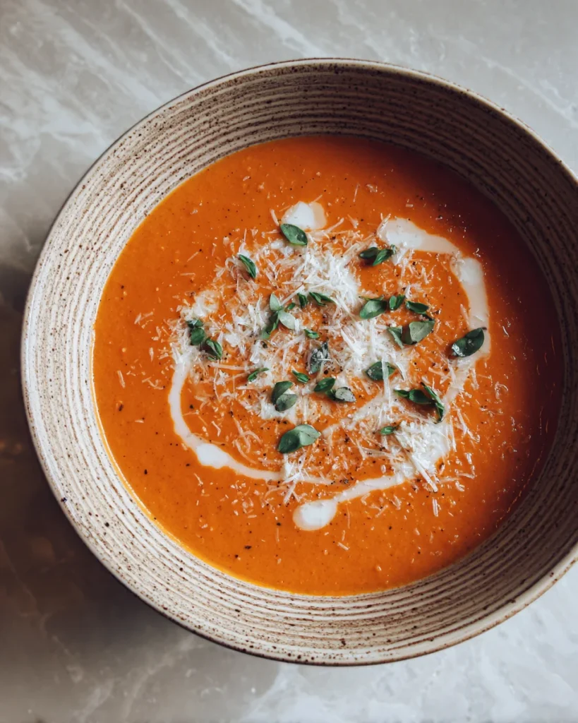 Creamy Parmesan Tomato Soup