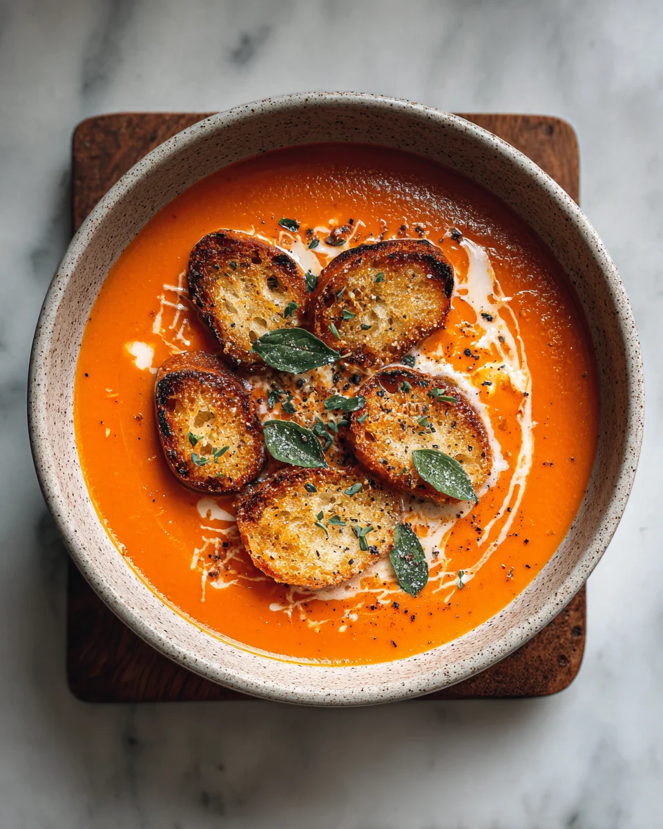 Creamy Parmesan Tomato Soup