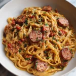 Creamy Spicy Cajun Sausage Pasta