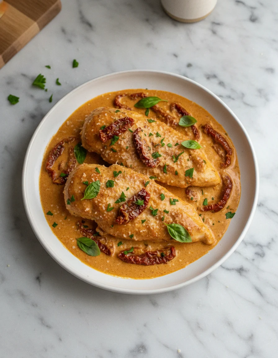 Creamy Sun Dried Tomato Chicken
