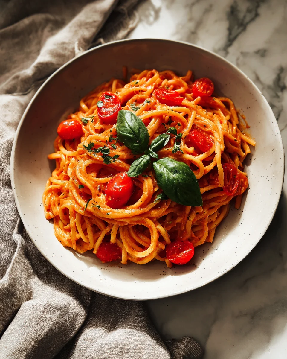 Creamy Tomato Basil Pasta
