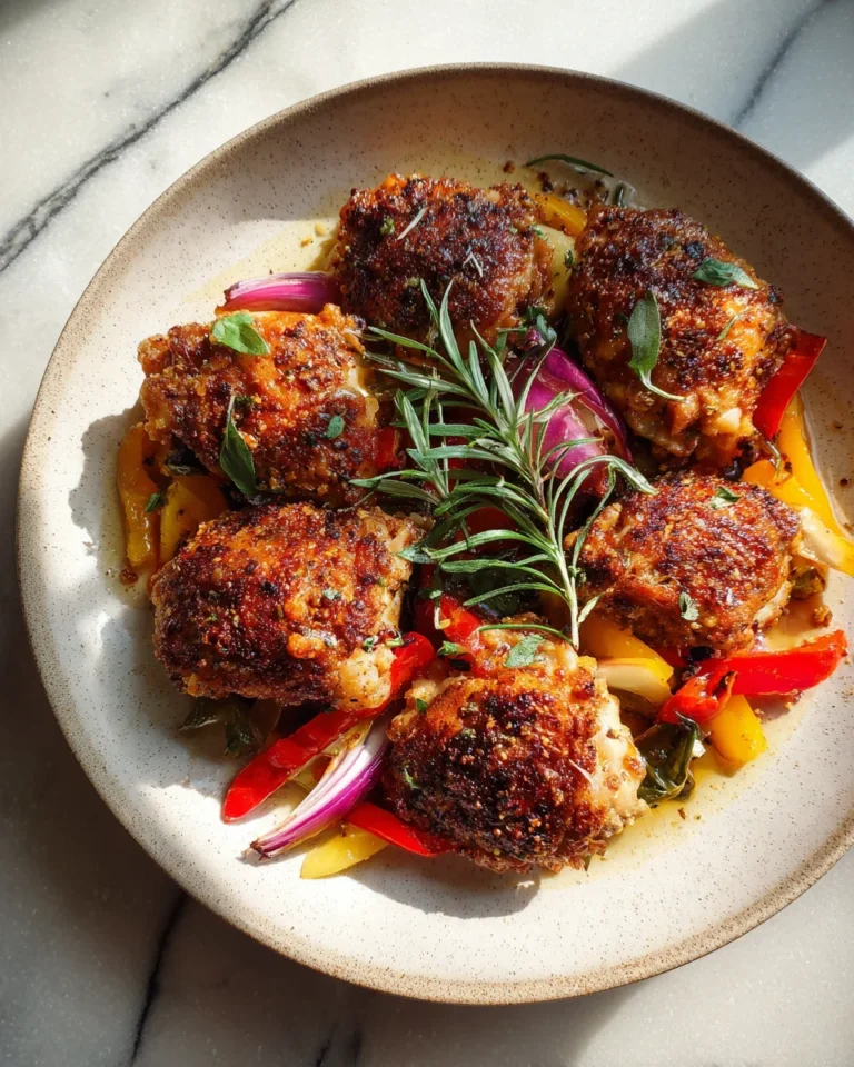 Crispy Baked Chicken Thighs