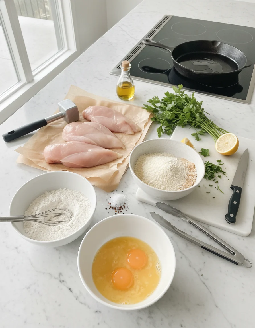 Crispy Parmesan Chicken Cutlets