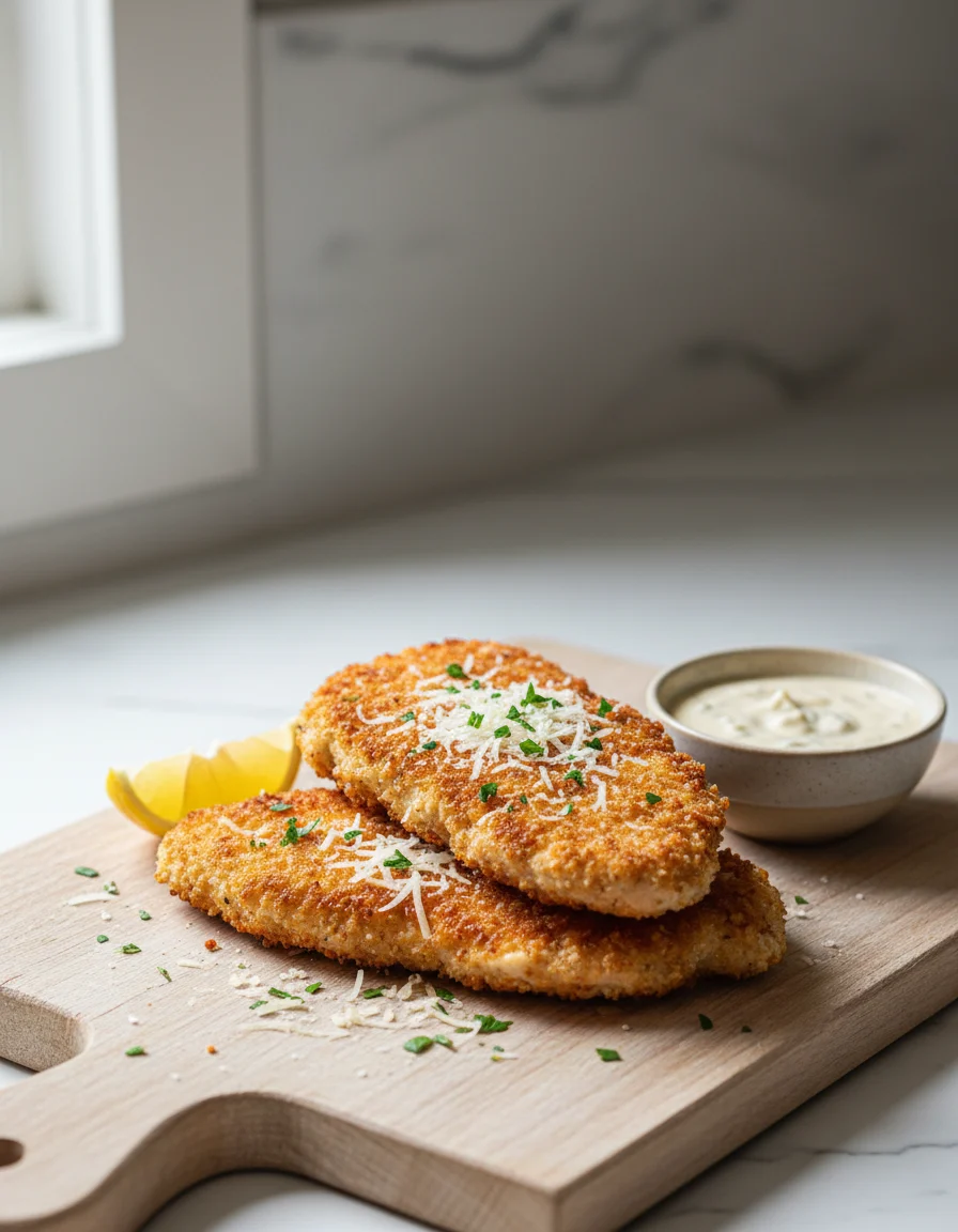 Crispy Parmesan Chicken Cutlets