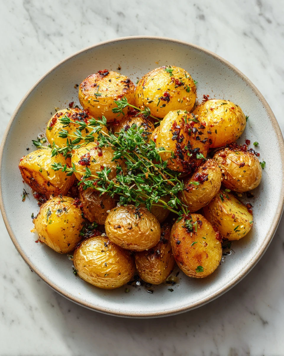 Crispy Roasted Baby Potatoes