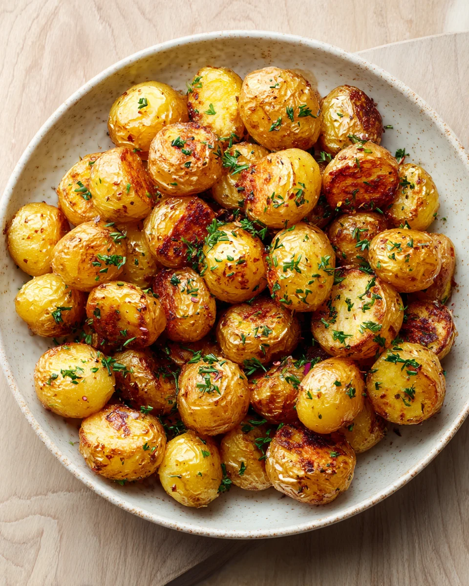 Crispy Roasted Baby Potatoes