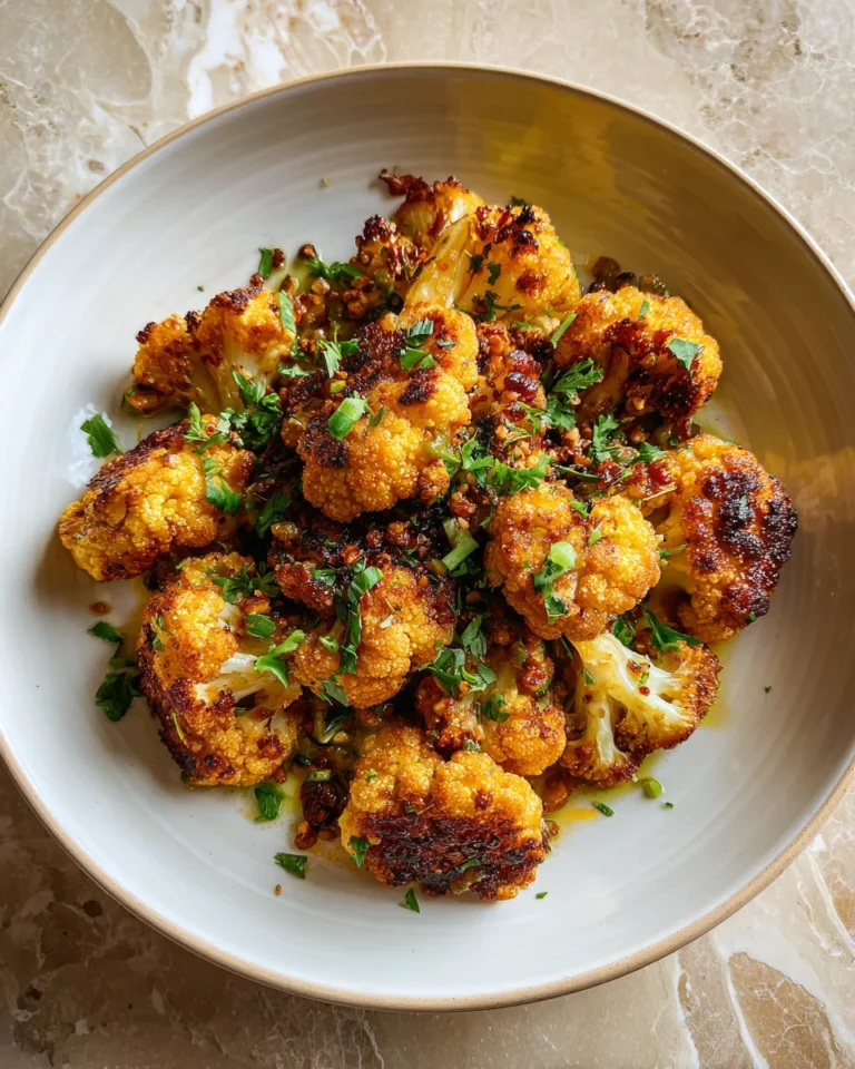 Crispy Roasted Cauliflower