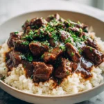 Crockpot Beef Tips and Gravy