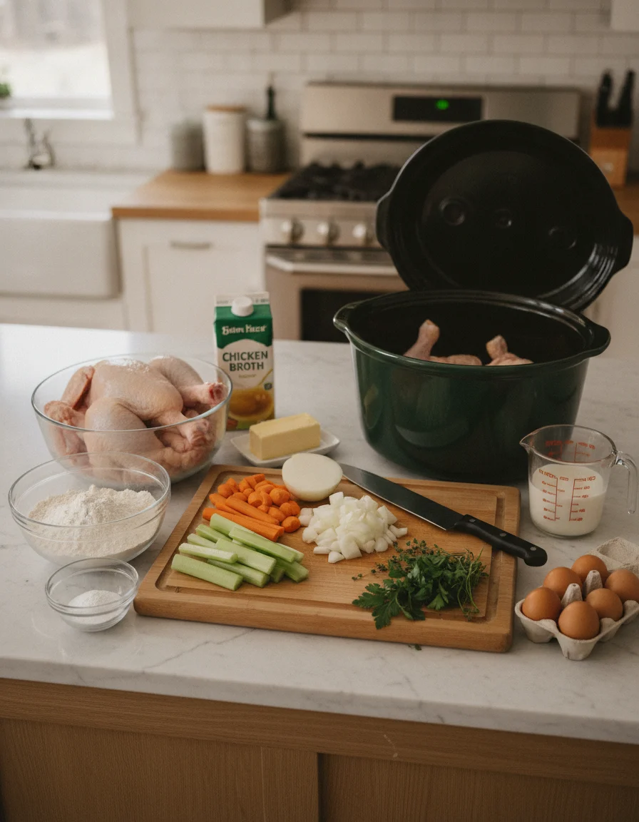 Crockpot Chicken And Dumplings