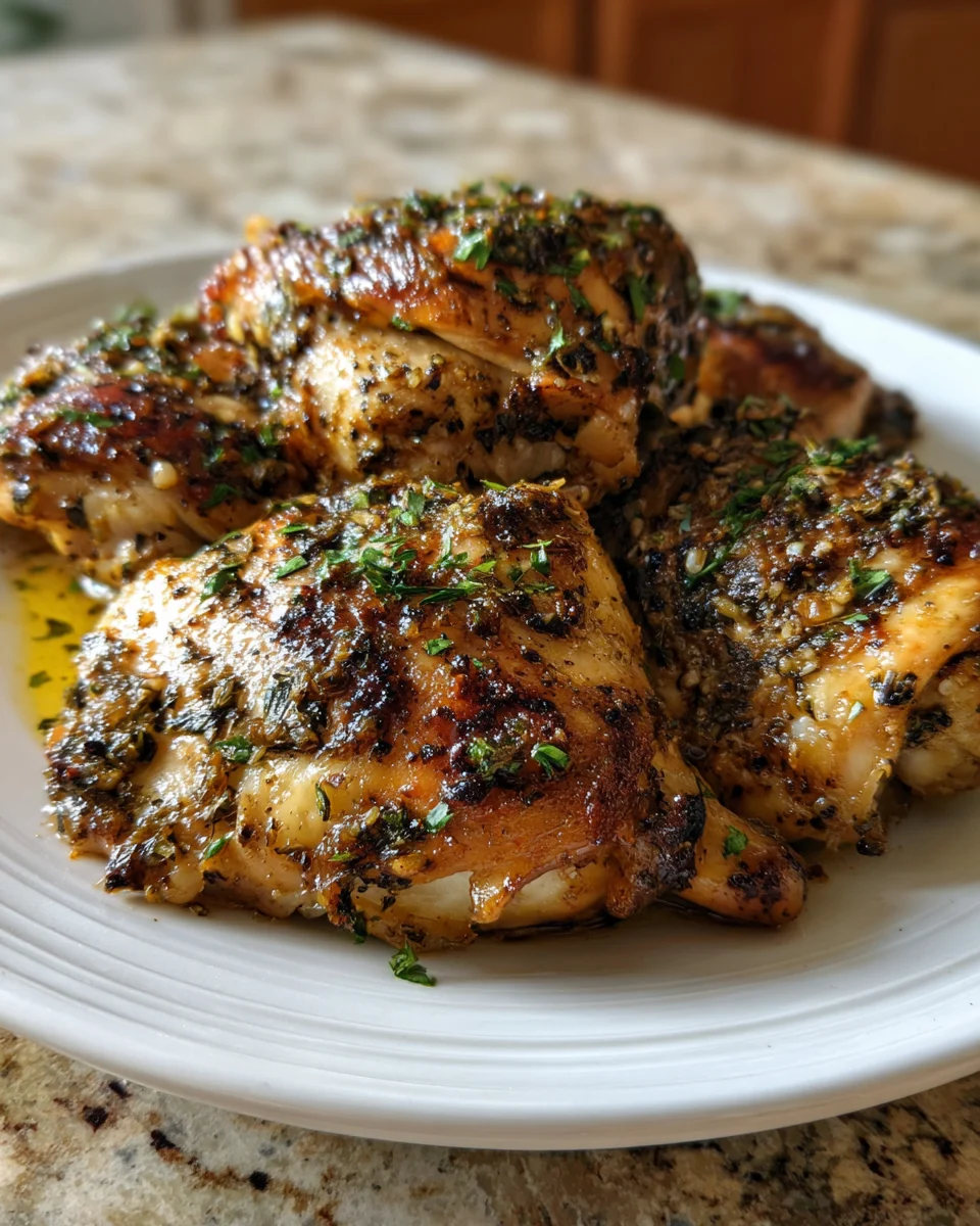 Crockpot Garlic Chicken