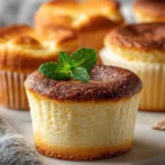Fluffy Japanese Cotton Cheesecake Cupcakes