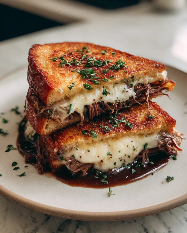 French Dip Grilled Cheese
