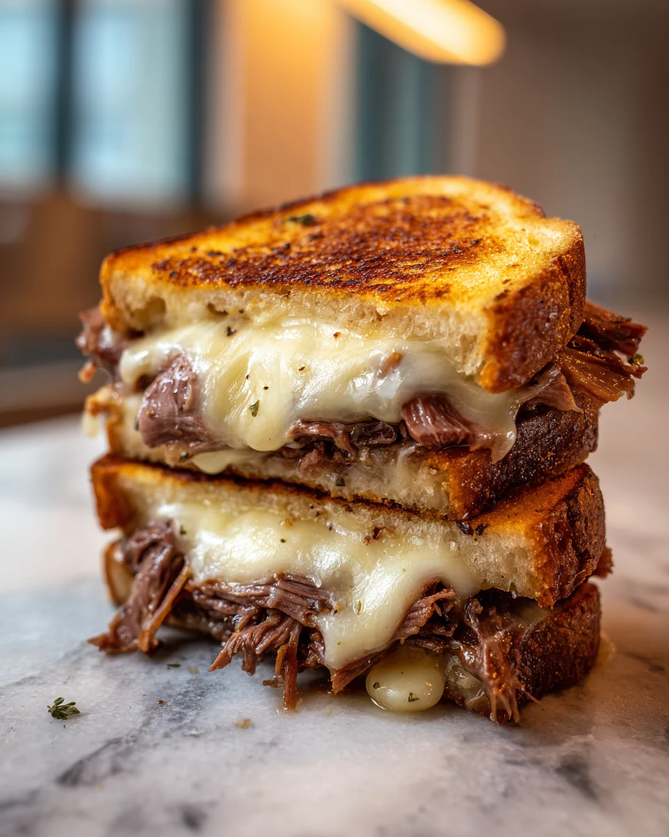 French Dip Grilled Cheese
