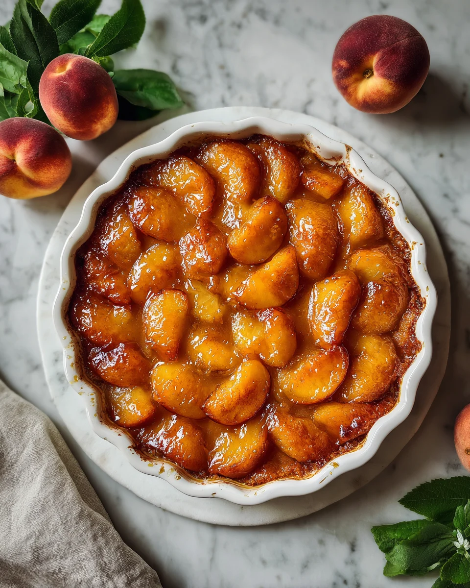 Fresh Peach Cobbler Recipe
