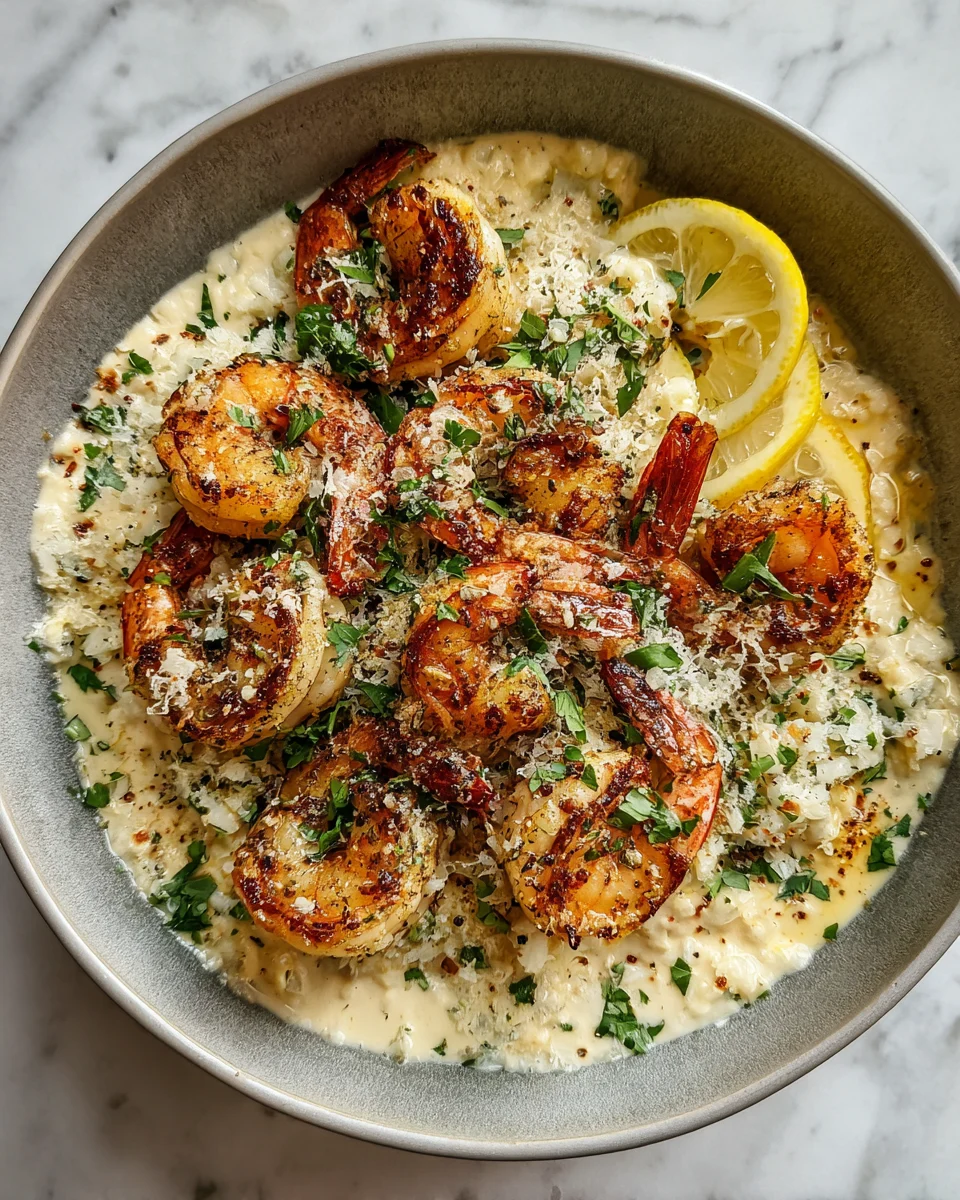 Garlic Butter Shrimp Bowls