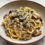 Garlic Mushroom Pasta