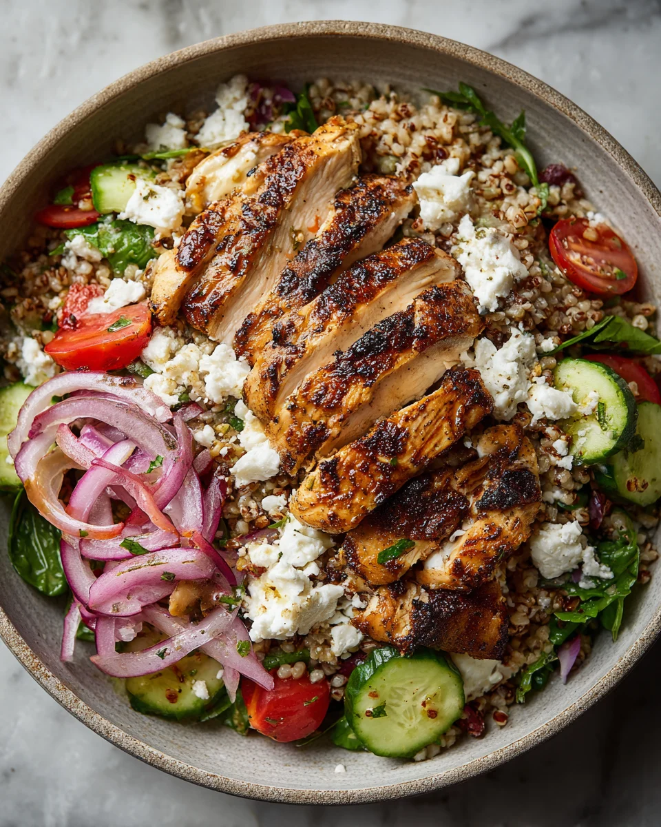 Greek Chicken Grain Bowl