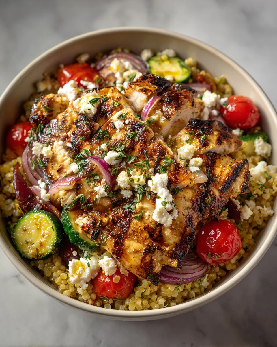 Greek Chicken Grain Bowl