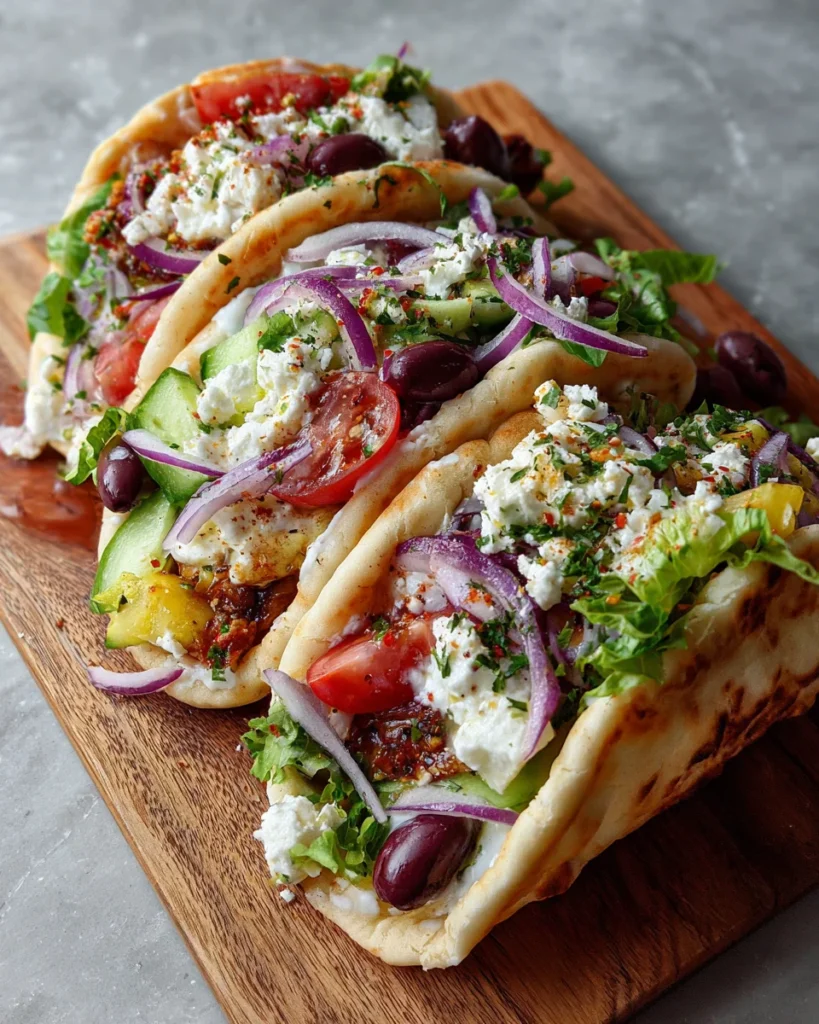 Greek Salad Pita Pockets