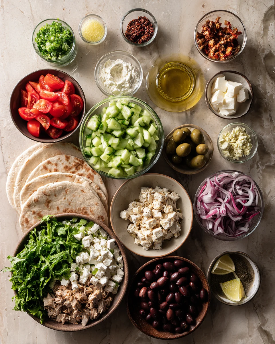 Greek Salad Pita Pockets