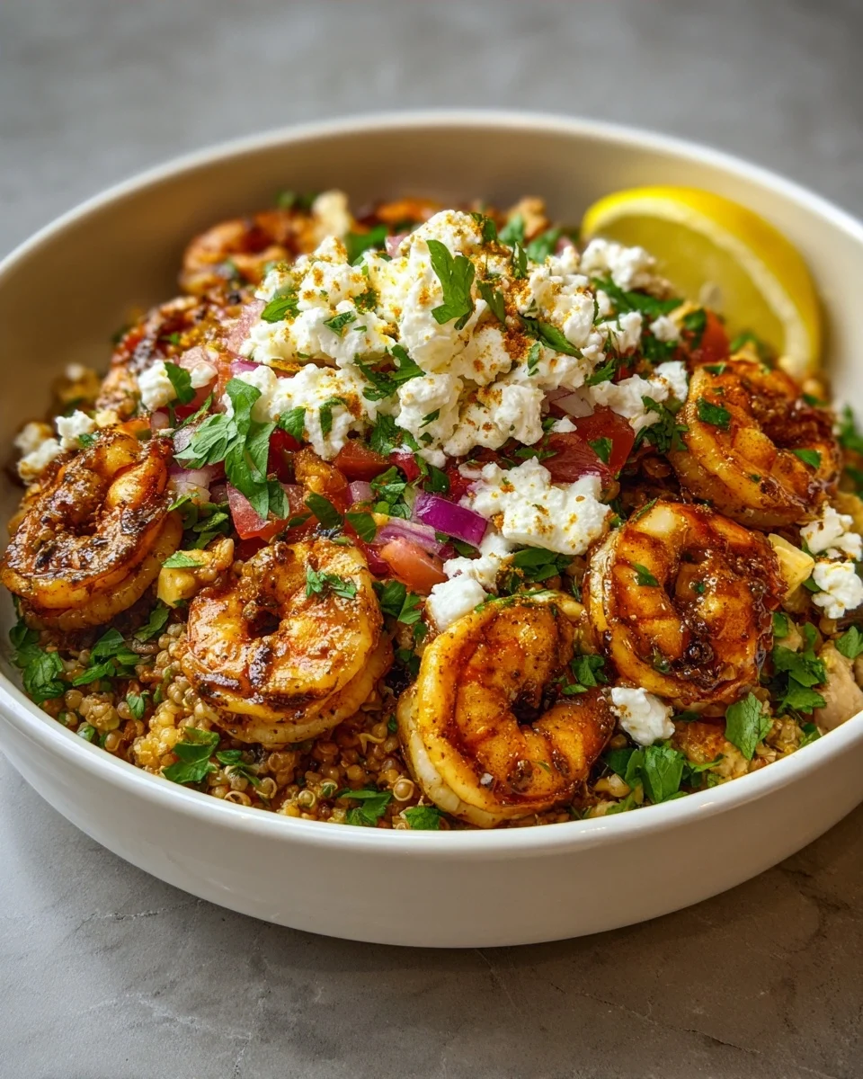 Greek Shrimp Mediterranean Bowl