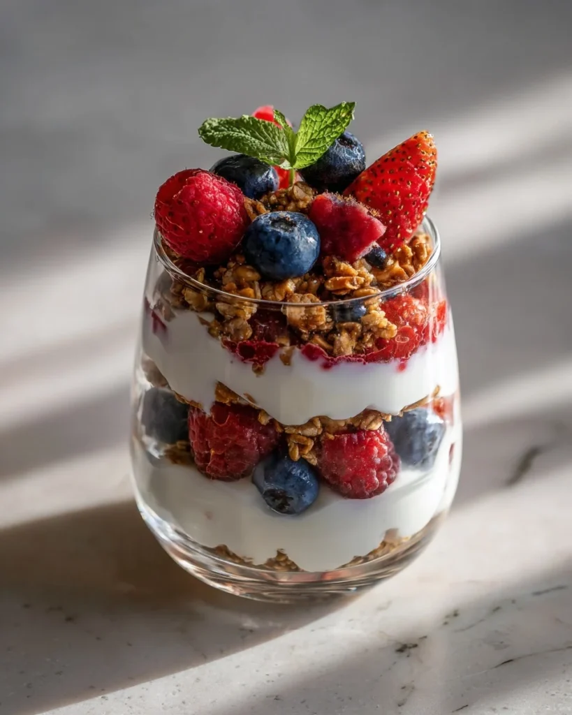 Greek Yogurt Parfait With Berries