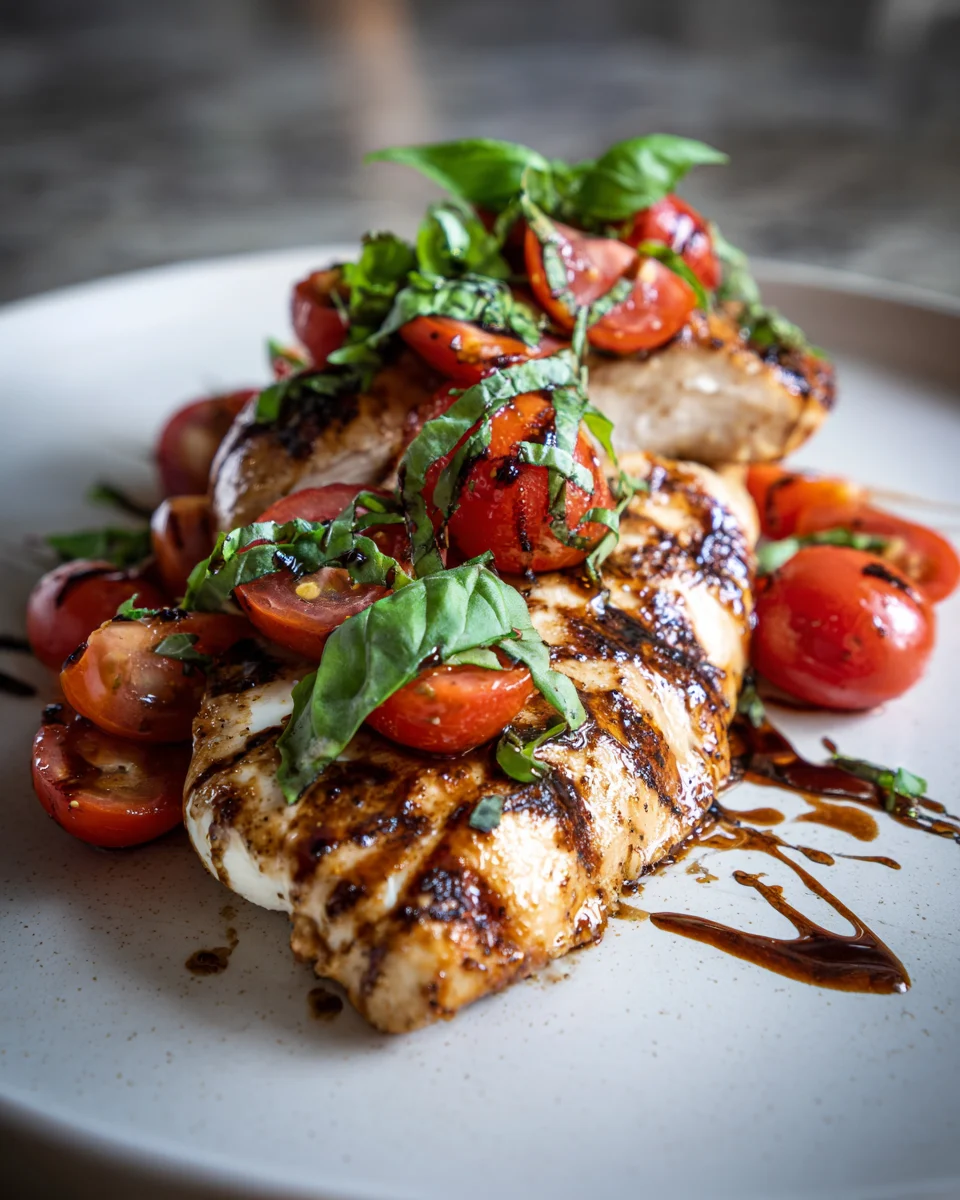 Grilled Caprese Chicken