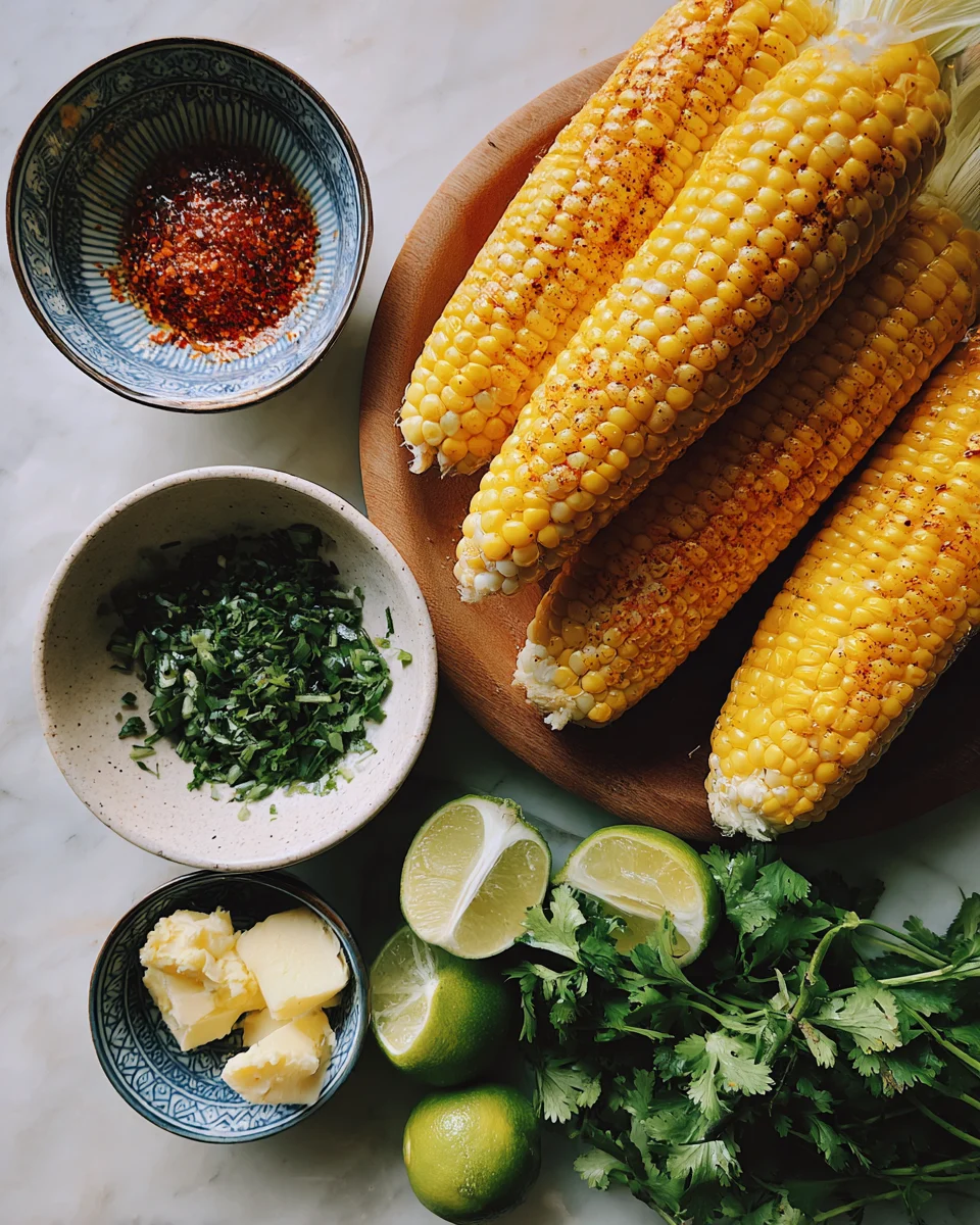 Grilled Corn With Chili Lime Butter