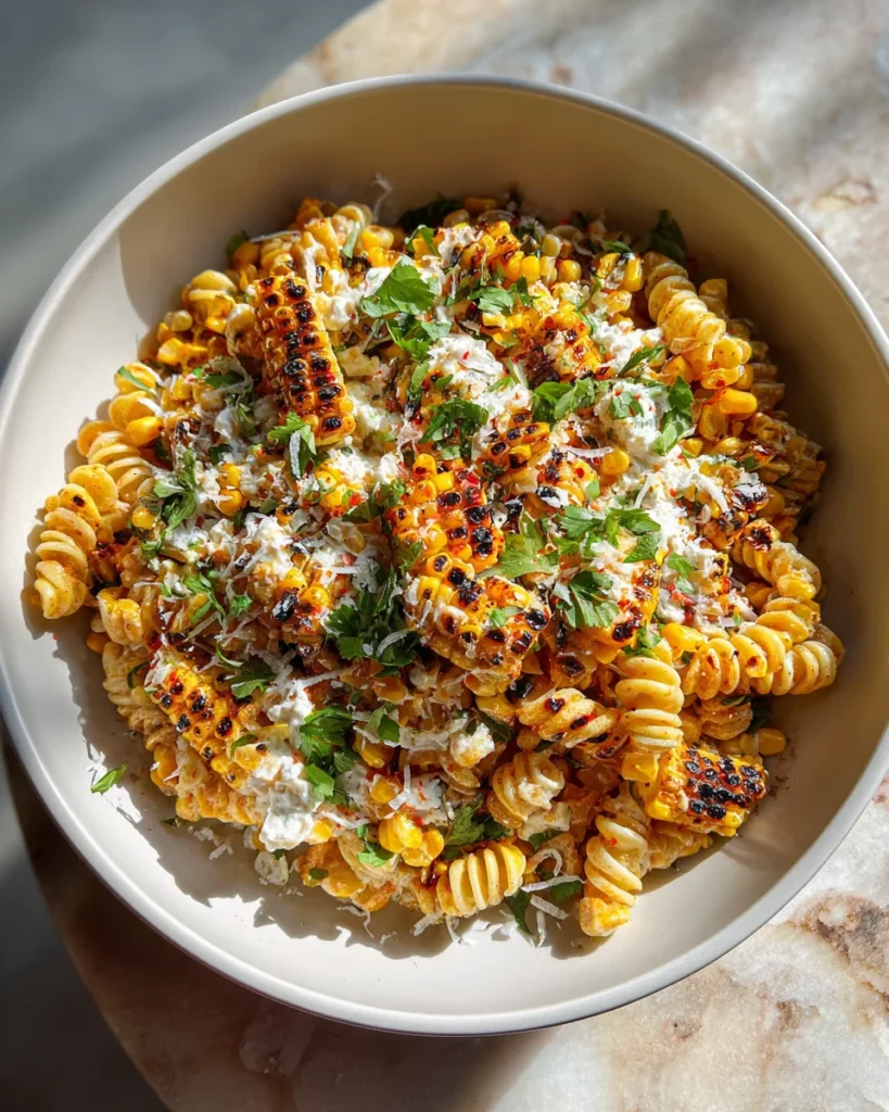 Grilled Corn Elote Pasta Salad Greek Yogurt