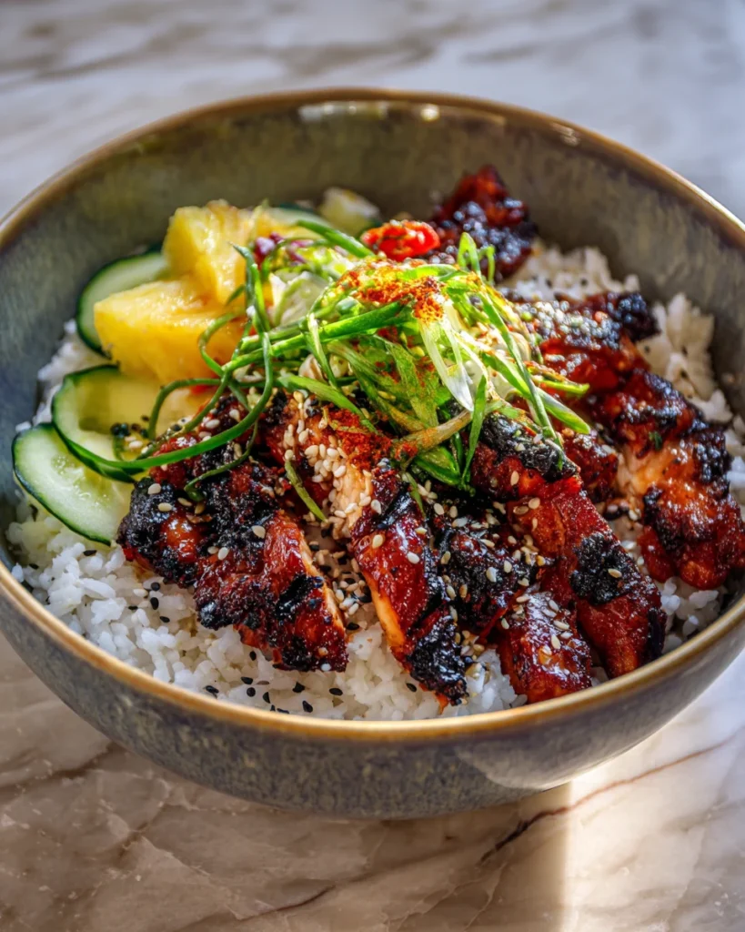 Grilled Hawaiian Chicken Bowls