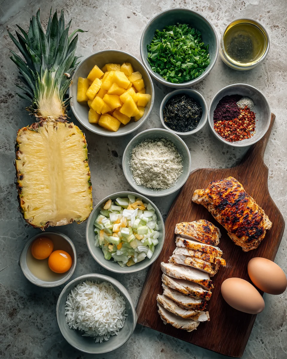 Grilled Hawaiian Chicken Bowls