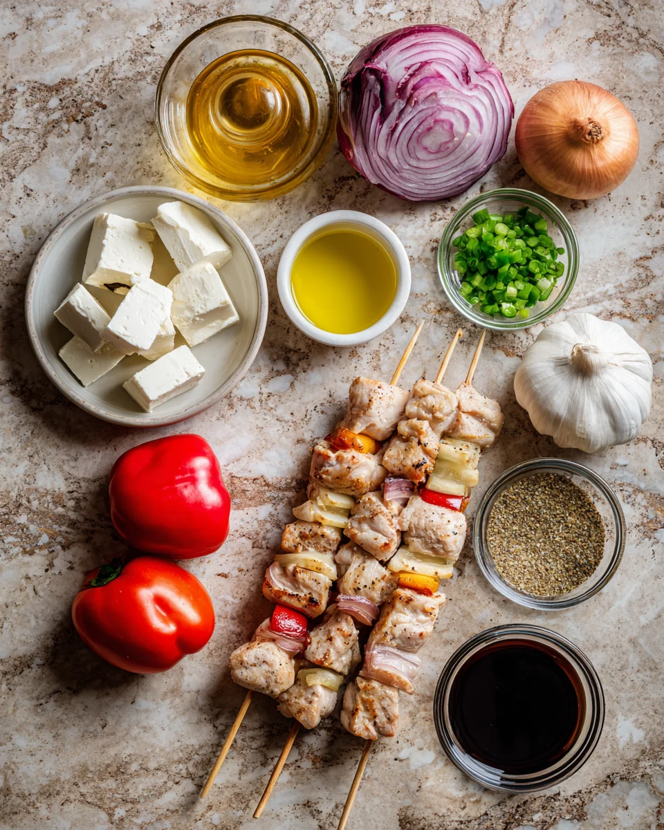 Grilled Honey Garlic Chicken Skewers