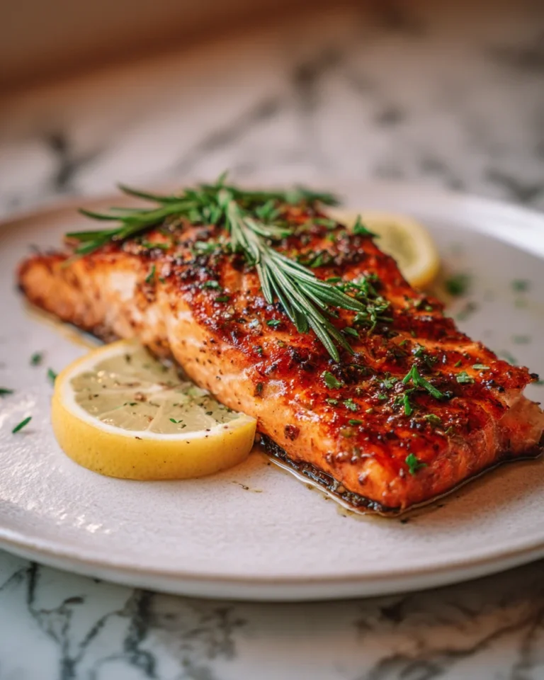 Grilled Lemon Herb Salmon