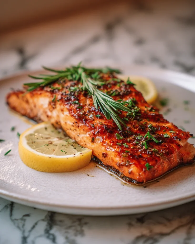 Grilled Lemon Herb Salmon